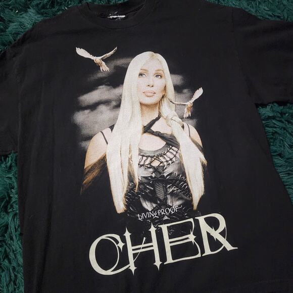 Vintage 2003 Cher Living Proof Tour Tee - Picture 3 of 6